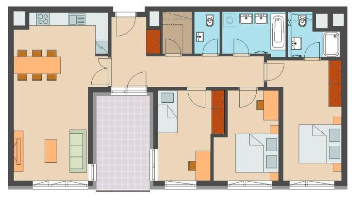 Three-Bedroom Apartment,1743292563:JPEG