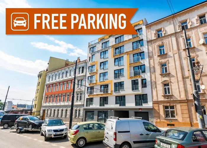 Brand New Studio Apartment #71 With Free Secure Parking In The Center Praha